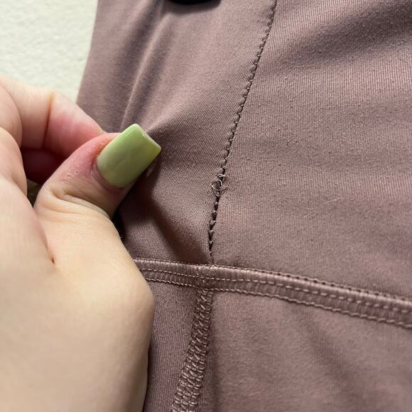 Girlfriend Collective Pink High Rise Athleisure Leggings Size Medium - Picture 4 of 8